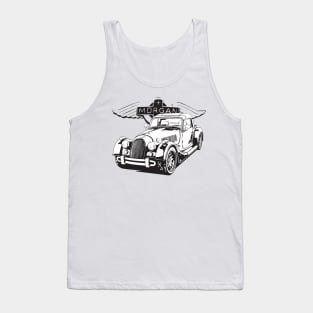 Morgan Utomotive Car Tribute  - Car Lover Design - Retro Vintage Tank Top